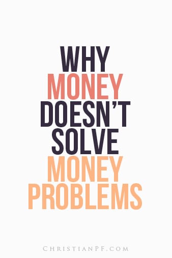 money solves some problems