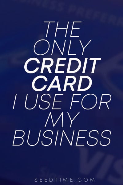 The best credit card for business if you buf online advertising - because it gives you 3x points on Ad spend!!