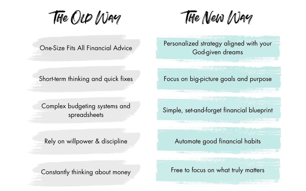Simple Money Rich Life 6 old vs new way