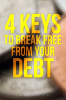 4 keys to paying off debt