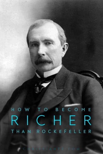 What you can do today to become richer than John D Rockefeller...John D. Rockefeller founded the Standard Oil company in 1870. He was the first American billionaire and one of the richest men to ever live. I am sure many people today wish they could have walked in his shoes. If, somehow they could, I think some would find it to be eye-opening....
