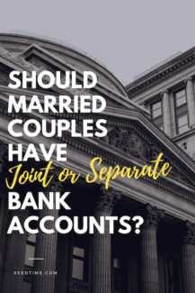 should married couples have joint or separate bank accounts