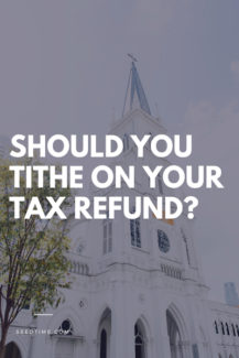 should you tithe on your tax refund
