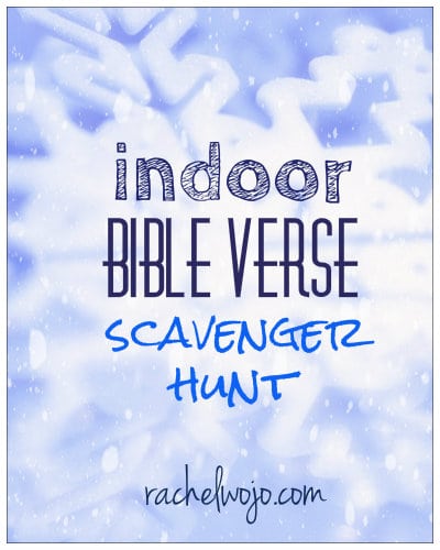 Indoor Bible Verse Scavenger Hunt
