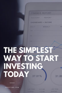 the simplest way to start investing today