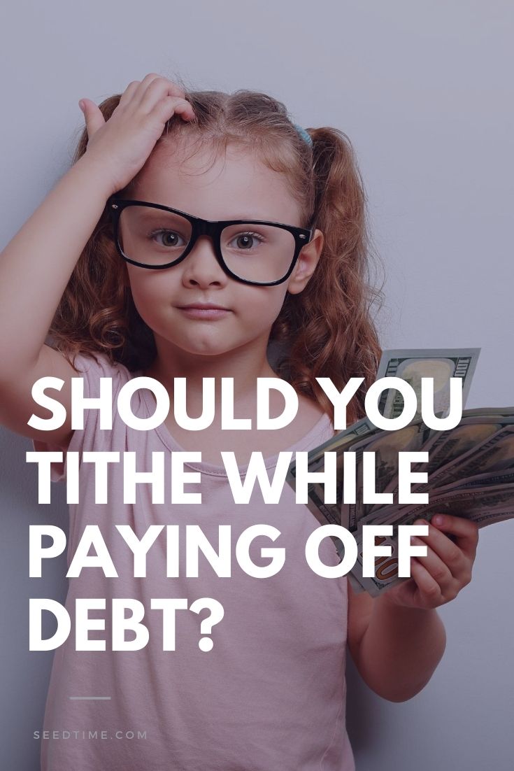 One of the questions I get a lot is, Should I tithe while I'm paying off my debt?This is a great question that is not easy to answer. In help with answering this, I want to bring in some resources for us to help with making this decision.