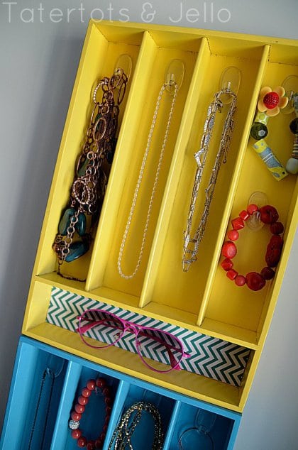 DIY Jewelry Shelving