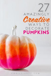 Need some #pumpkin-decorating ideas? Here are 27 super creative ways to decorate pumpkins without carving the same old stuff in your pumpkins. Enjoy!